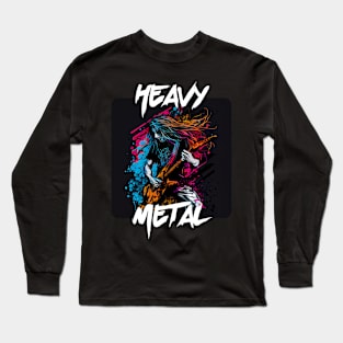 Graffiti Style - Heavy Metal 8 Long Sleeve T-Shirt